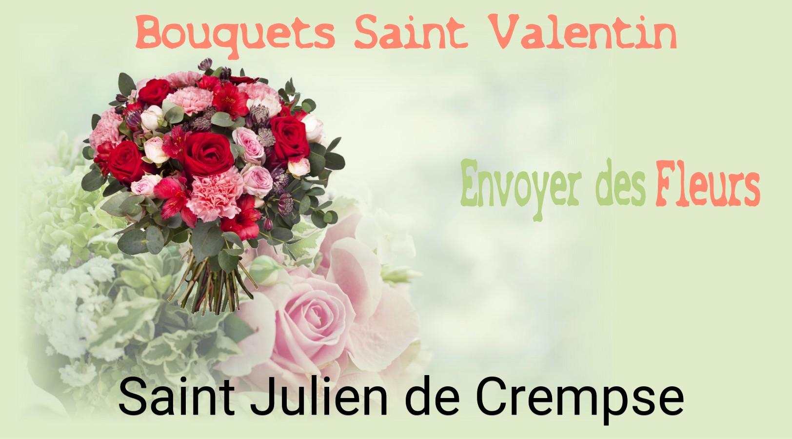 Roses de Saint-Valentin livrées à Saint-Julien-de-Crempse